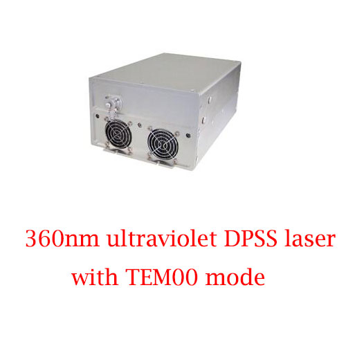High Power Stability 360nm Ultraviolet DPSS Laser With TEM00 Mode 100~200mW